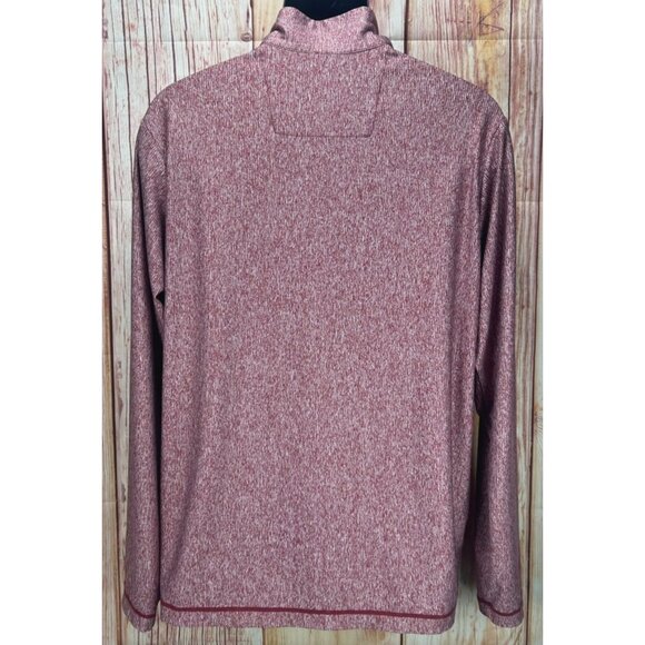 Alabama Crimson Antigua Tide Mens 1/4 Zip Long Sleeve Top Large - Picture 2 of 7